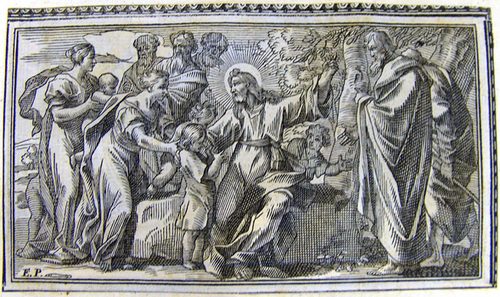 Christus segnet die Kinder