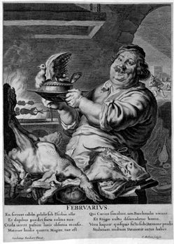 Allegorische Monatsdarstellung  - Februar