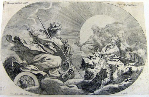 Berecynthia mit Jupiter und Pluto