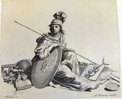 Allegorische  Darstellung der Wissenschaft - Minerva