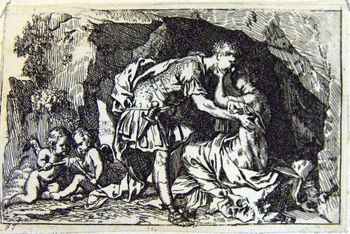 Dido und Äneas in der Höhle