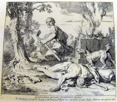 Kain und ermordeter Abel