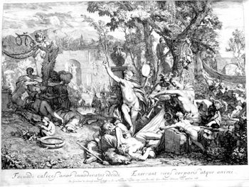 Allegorische Darstellung der Fruchtbarkeit und des Weines
