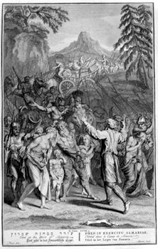 Der Prophet Oded kehrt nach Samaria zurück