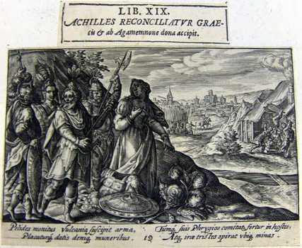 Achilleus entsagt dem Zorn