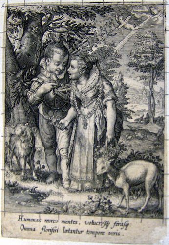 Allegorische Darstellung - Vier Jahreszeiten -  Frühling