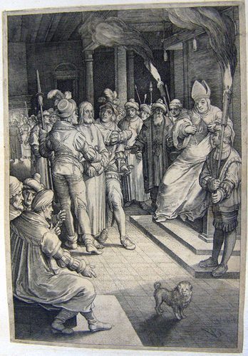 Verhör Christi vor dem Hohen Rat - Christus vor Kaiphas