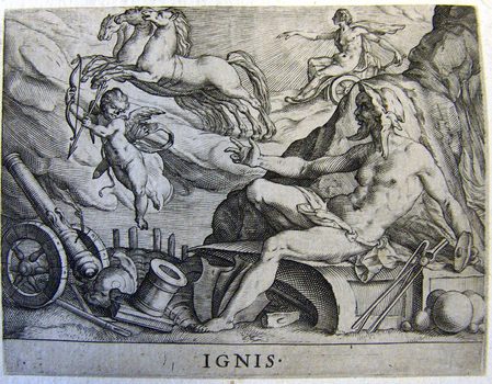 Allegorische Darstellung der Vier Elemente - Feuer
