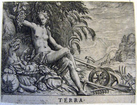 Allegorische Darstellung der Vier Elemente - Erde