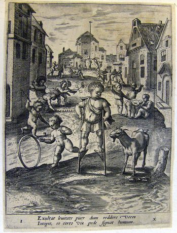Allegorische Darstellung des menschlichen Lebens - Kindheit