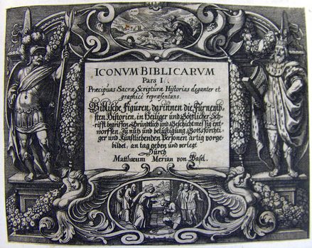Titelblatt >>ICONVM BIBLICARVM Pars I <<