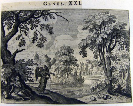 Erretung Agars und Ismaels in der Wüste