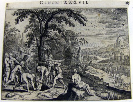 Joseph wird aus der Zisterne gezogen