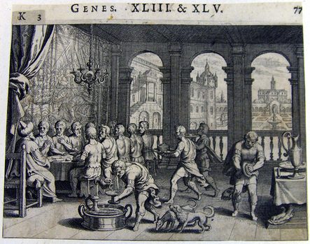 Gastmahl bei Joseph -  Geschichte mit dem Silberbecher