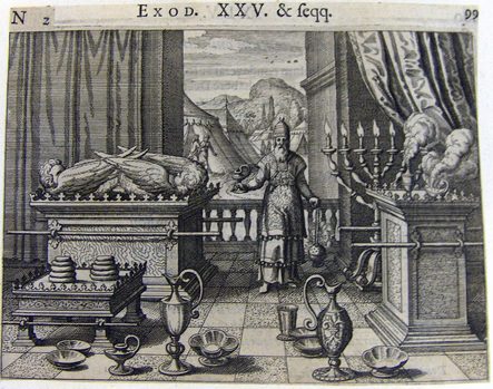 Aaron in der Stiftshütte - Heiligtum und seine Geräte