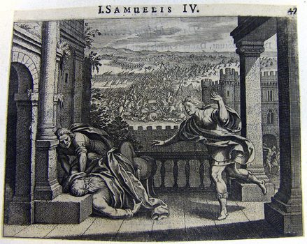 Tod des Priesters Eli - Raub der Bundeslade