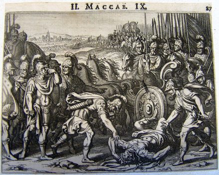 Gottesgericht über den heidnischen König Antiochus Epiphanes