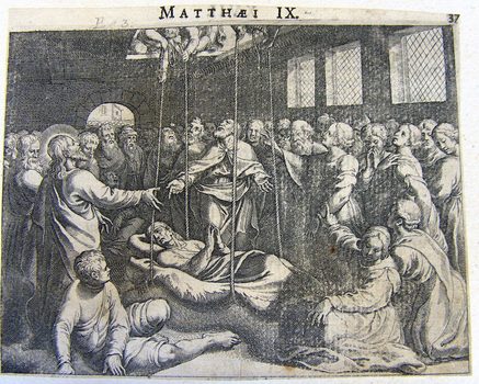 Christus heilt den Gichtbrüchigen