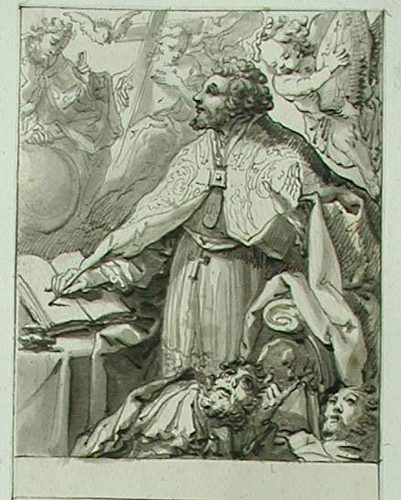 David mit dem Haupt Goliaths