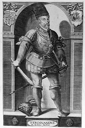 Erzherzog Ferdinand II. von Tirol als Herkules