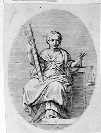 Allegorische Darstellung - Gerechtigkeit - Justitia