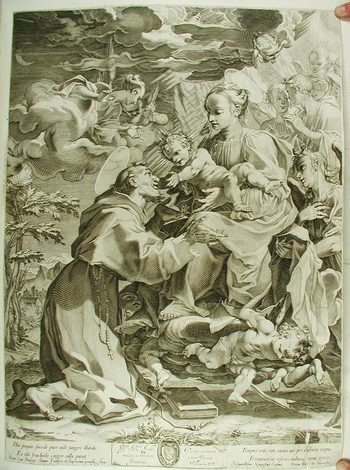 Maria mit dem Christuskind und Hl. Franz von Assisi