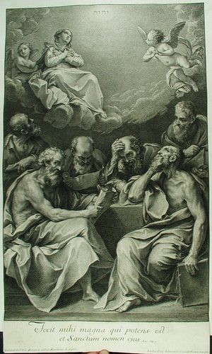 Beratung der Vier Kirchenväter