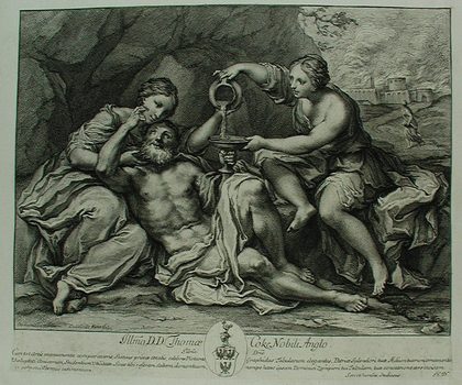 Lot und seine Töchter