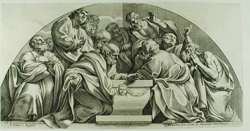 Himmelfahrt Marias - Die Apostel trauern um den Tod Marias