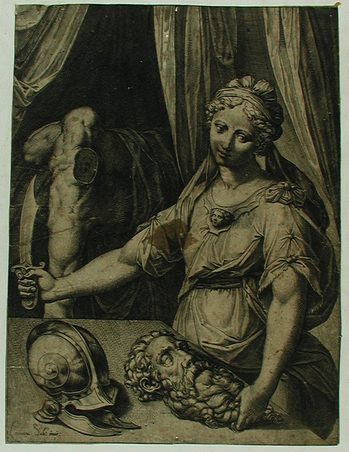 Judith mit dem Haupte des Holofernes