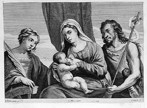Heilige Familie mit Hll.Benedikt von Nursia und Scholastika