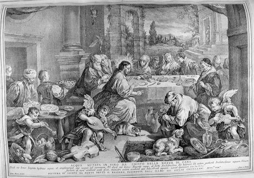 Abigail bei Nabal - Das Gastmahl des Nabal