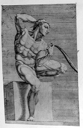 Nackter Jüngling  - "Ignudo"