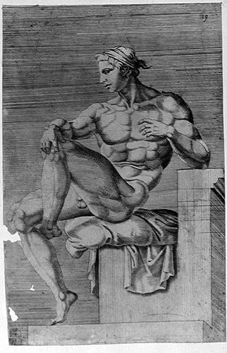 Nackter Jüngling  - "Ignudo"