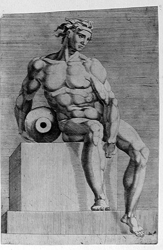 Nackter Jüngling  - "Ignudo"