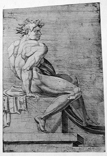Nackter Jüngling  - "Ignudo"