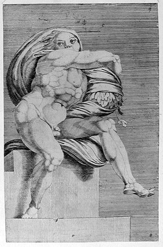 Nackter Jüngling  - "Ignudo"