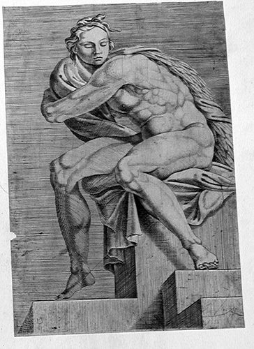 Nackter Jüngling  - "Ignudo"