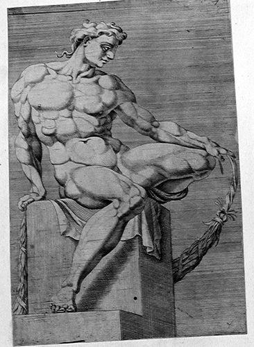 Nackter Jüngling  - "Ignudo"