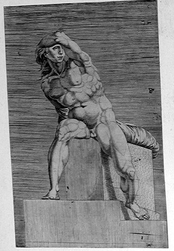 Nackter Jüngling  - "Ignudo"
