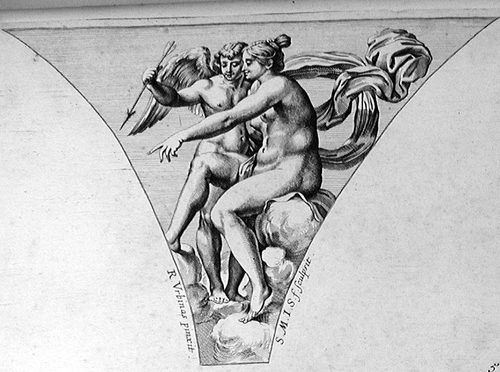 Venus zeigt Amor die Psyche