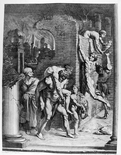 Brand in Borgo (Detail)