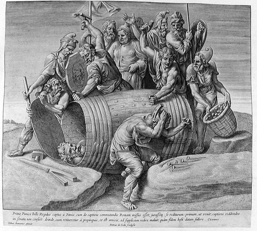Attilius Regius in der Tonne