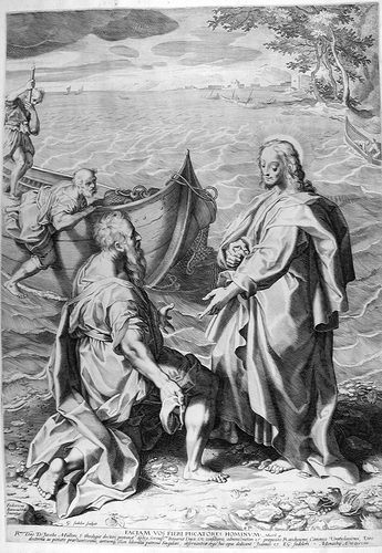 Aeneas rettet seinen Vater aus brennendem Troja