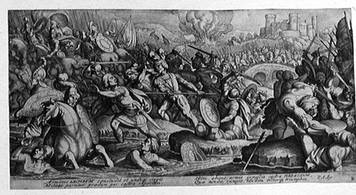 Germanische Boten besuchen Civilis