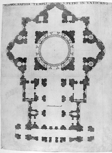 Basilica di  San Pietro in Vatikan - Grundriß