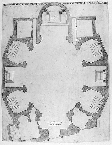 San Giacomo in Augusta in Rom - Grundriß