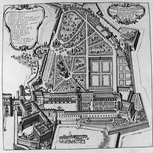 Giardino del Quirinale in Rom