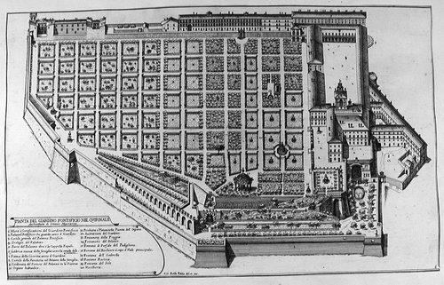 Giardino del Villa Medici in Rom