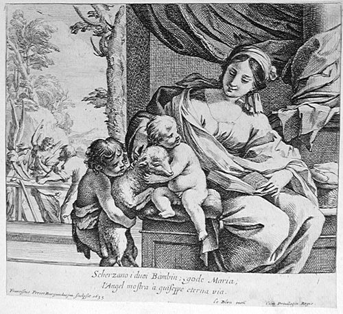Maria mit dem Christuskind und Johannesknaben